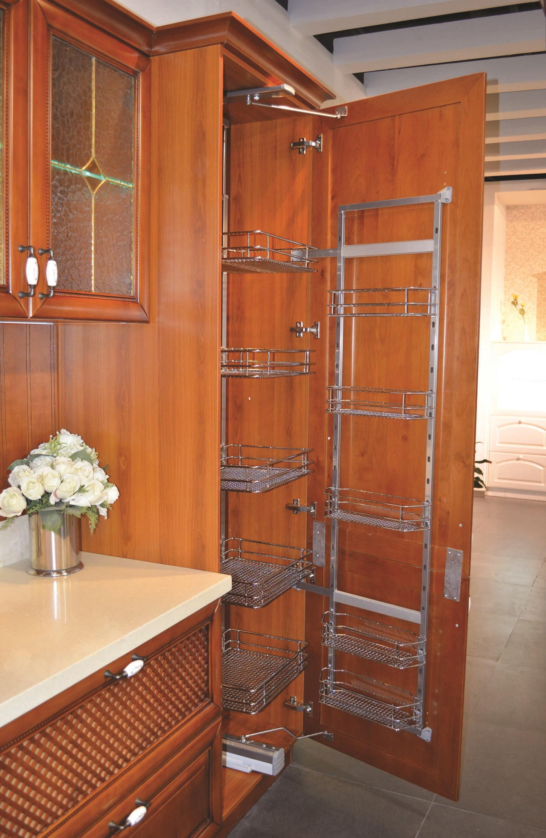 custom made solid wood kitchen cabinet