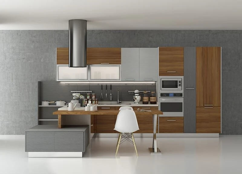 China Wood Kitchen Cabinet小图