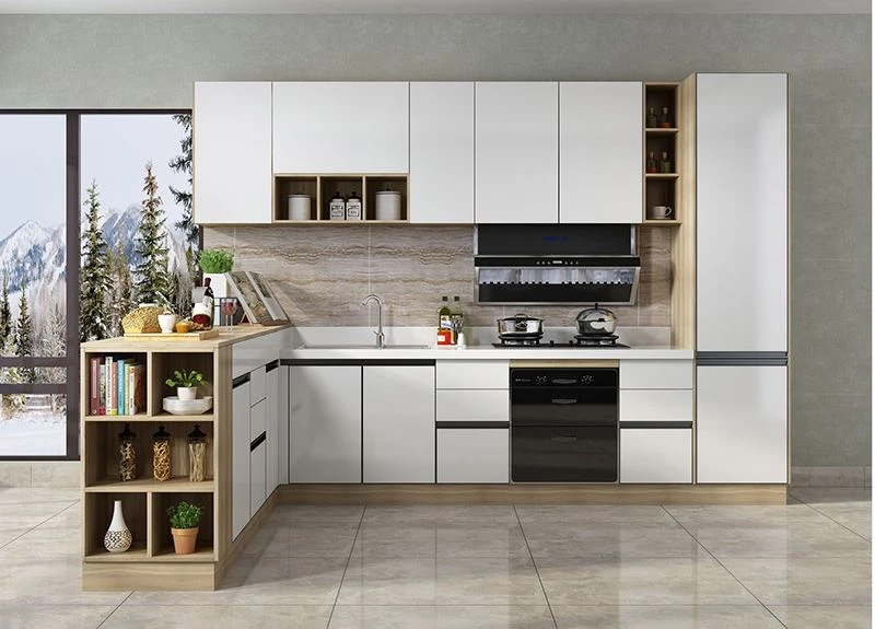 L corner kitchen cabinet