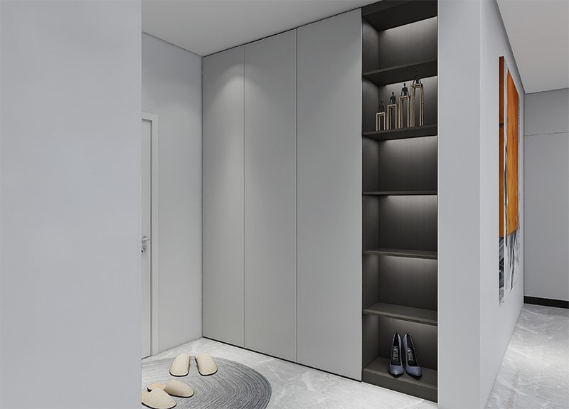 Grey Modern Entrance Cabinet Grey Modern Entrance Cabinet