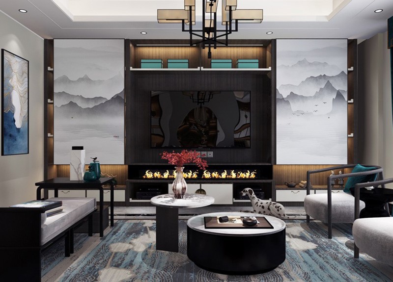 chinese style TV wall cabinet chinese style TV wall cabinet