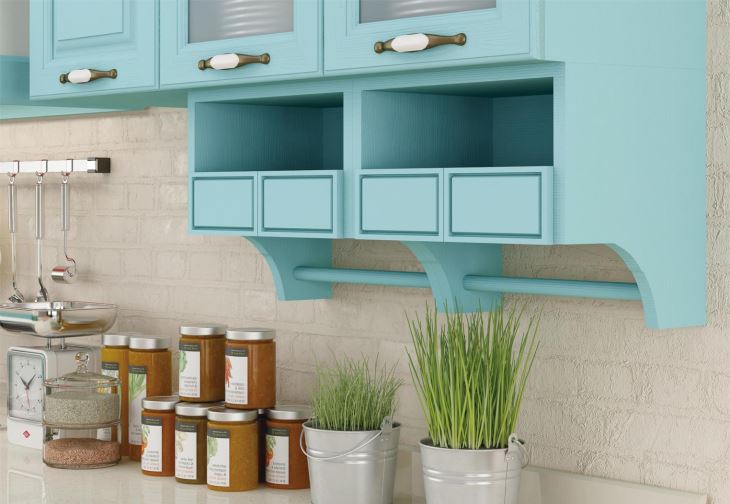 Pastoral Solid Wood Kitchen Cabinet